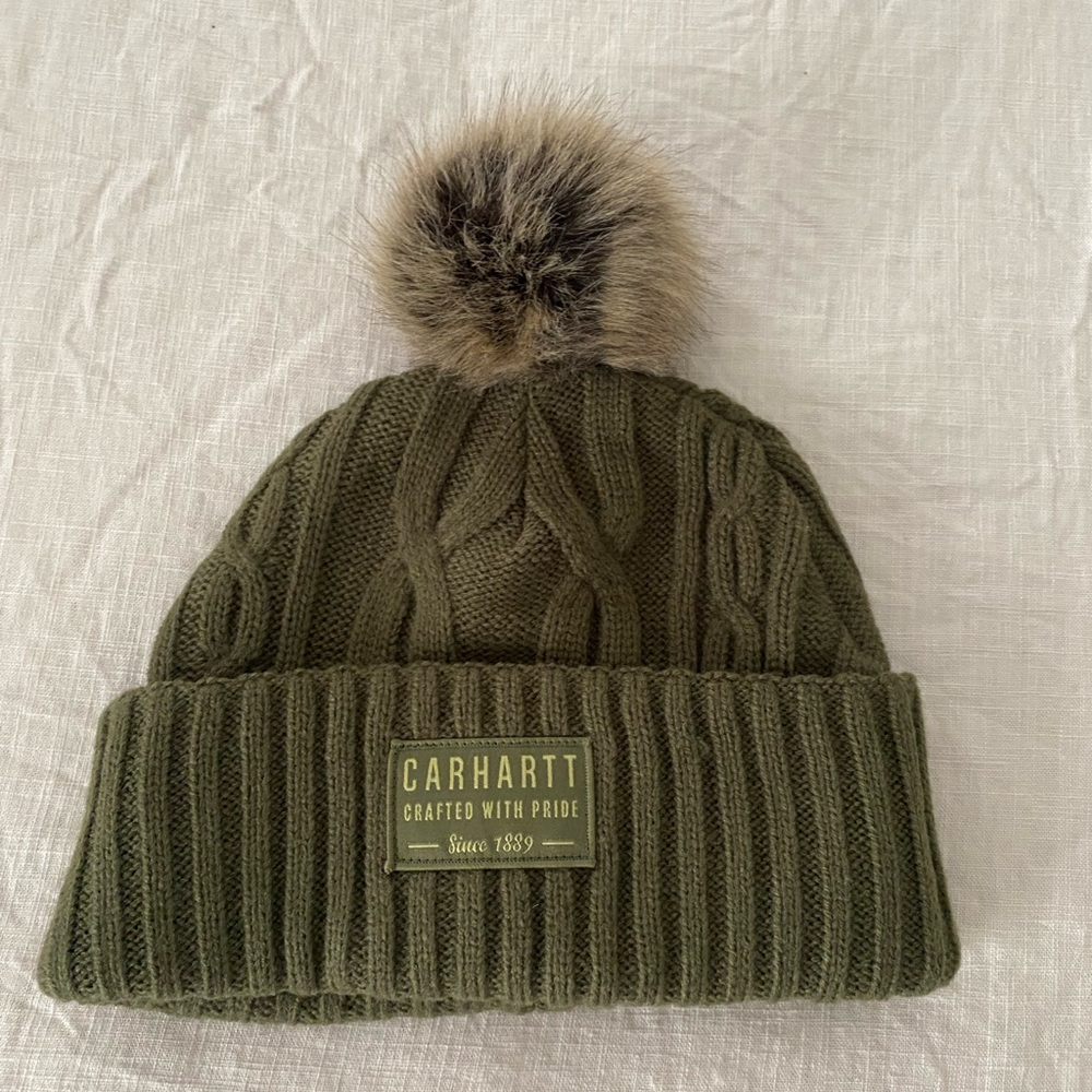 Carhartt green beanie